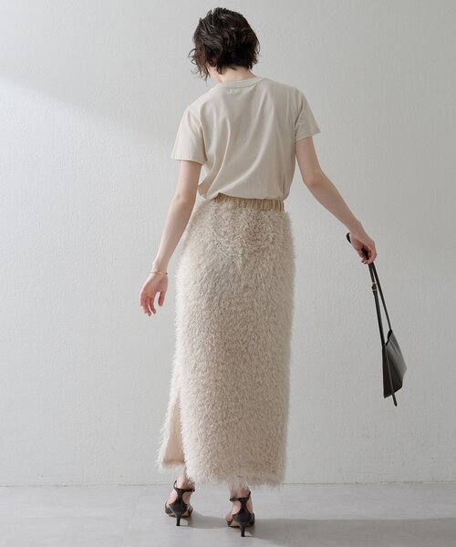 THE PAUSE（ザ ポーズ）の「【THE PAUSE】ボリュームフリンジスカート（スカート・レディース・ブラウン/アイボリー・FREE）」の11枚目の写真