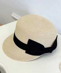 ハット（ホワイト/白色系・麦わら・ストロー）ファッション通販 - ZOZOTOWN