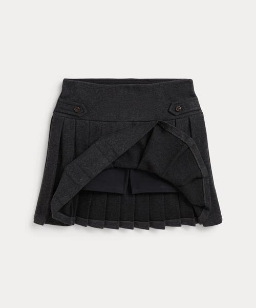 POLO RALPH LAUREN CHILDRENSWEAR（ポロ ラルフ ローレン チルドレンズウェア）の「プリーテッド ヘザード インターロック スコート（その他パンツ・キッズ・グレー系・M/L/XL/S）」の3枚目の写真