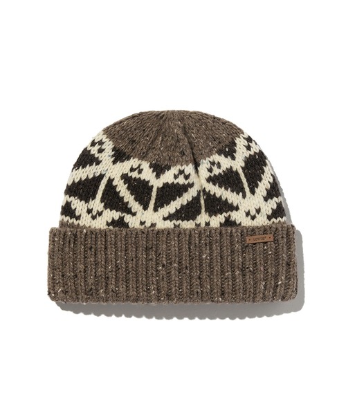 Levi's（リーバイス）の「Levi's/リーバイス ボヘミアンビーニー（ニットキャップ/ビーニー・レディース・ブラウン・OS）」の4枚目の写真