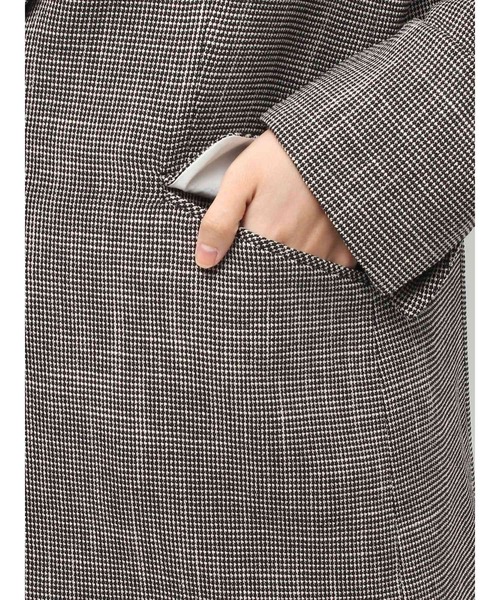 TONAL(トーナル)の「カラミシングルジャケット(テーラードジャケット・レディース・ブラック/オフホワイト/グレー・SMALL/MEDIUM)」の18枚目の写真