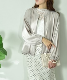 INTERPLANET | 【撥水・UV加工】ダブルクロスノーカラーブルゾン(ブルゾン)