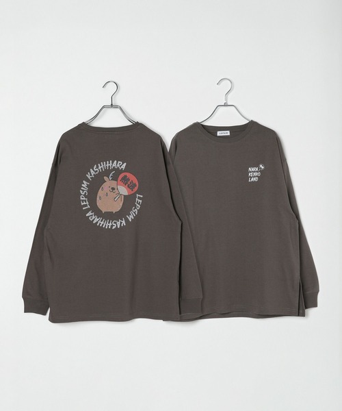 LEPSIM(レプシィム)の「【KIDS】《フロロ》アソートプリントロンT 232931(Tシャツ/カットソー・キッズ・オフホワイト/グレー/グレー系その他/レッド・FREE)」の1枚目の写真