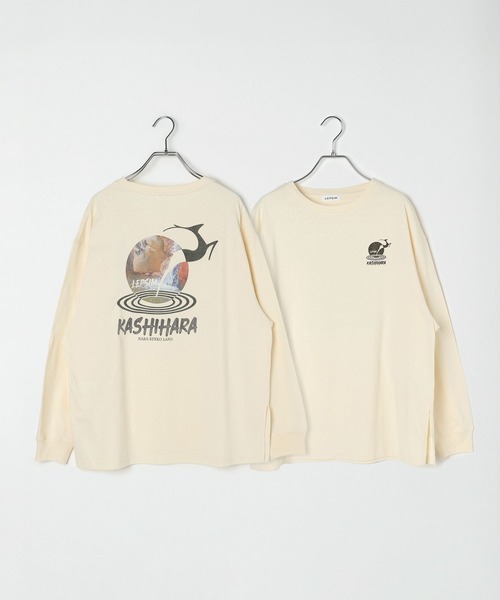 LEPSIM(レプシィム)の「【KIDS】《フロロ》アソートプリントロンT 232931(Tシャツ/カットソー・キッズ・オフホワイト/グレー/グレー系その他/レッド・FREE)」の2枚目の写真