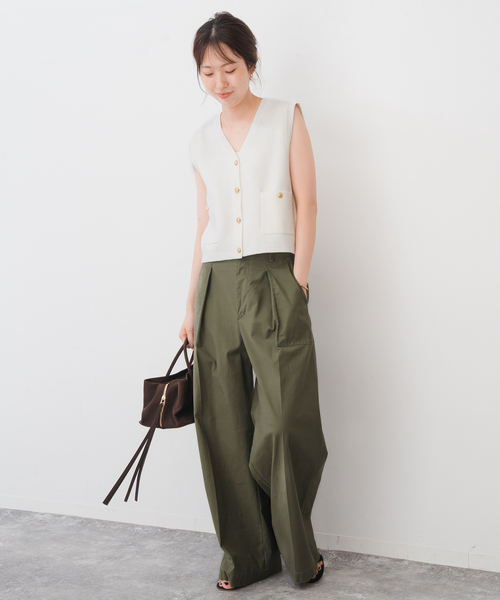 Spick & Span 美品 バルキーヤーンミラノリブニットベスト バルキーヤーンミラノリブニットベスト（ベスト）｜Spick & Span