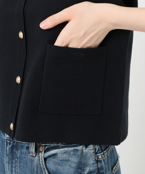 バルキーヤーンミラノリブニットベスト（ベスト）｜Spick & Span