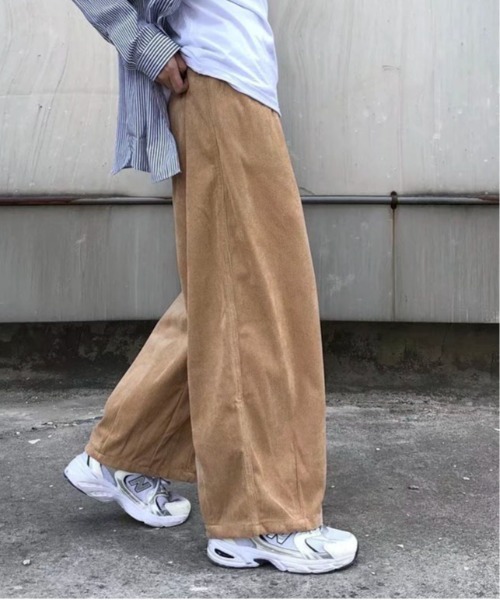 link lot(リンクロット)の「コーデュロイワイドイージーパンツ(その他パンツ・メンズ・ベージュ/ブラック/ブラウン・M/L)」の20枚目の写真