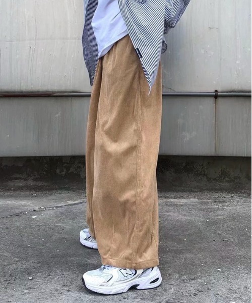 link lot(リンクロット)の「コーデュロイワイドイージーパンツ(その他パンツ・メンズ・ベージュ/ブラック/ブラウン・M/L)」の22枚目の写真