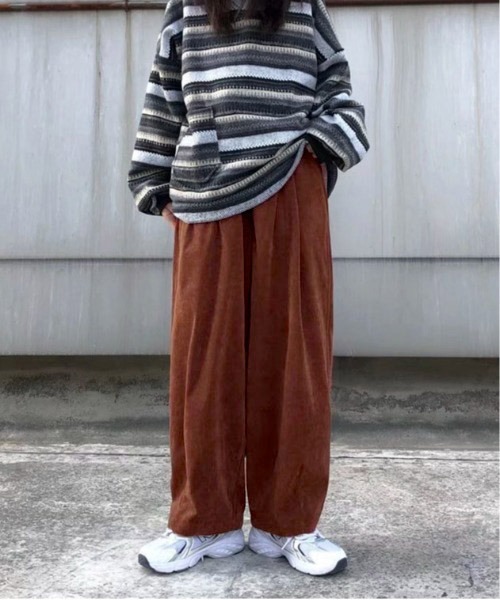 link lot(リンクロット)の「コーデュロイワイドイージーパンツ(その他パンツ・メンズ・ベージュ/ブラック/ブラウン・M/L)」の5枚目の写真