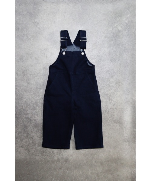 ooju（オージュ）の「【ooju】デニム オーバーオール（サロペット/オーバーオール・キッズ・インディゴブルー/アイボリー・1/2/3/4）」の4枚目の写真