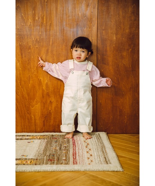 ooju（オージュ）の「【ooju】デニム オーバーオール（サロペット/オーバーオール・キッズ・インディゴブルー/アイボリー・1/2/3/4）」の13枚目の写真