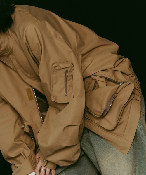 Knuth Marf】nylon blouson