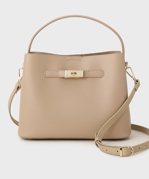 UNTITLED（アンタイトル）の「【追加/新色】エアリーワンハンドルバッグ（ハンドバッグ・レディース・ブラック/グリーン/ライトグレー/サックスブルー/ベージュ・99）」の4枚目の写真