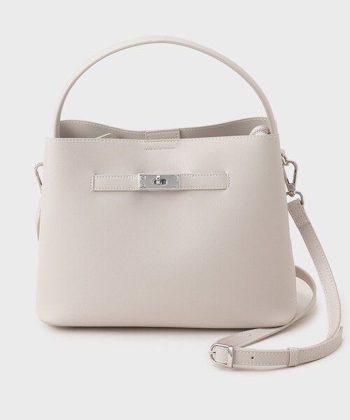 UNTITLED（アンタイトル）の「【追加/新色】エアリーワンハンドルバッグ（ハンドバッグ・レディース・ブラック/グリーン/ライトグレー/サックスブルー/ベージュ・99）」の3枚目の写真