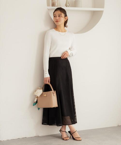 UNTITLED（アンタイトル）の「【追加/新色】エアリーワンハンドルバッグ（ハンドバッグ・レディース・ブラック/グリーン/ライトグレー/サックスブルー/ベージュ・99）」の19枚目の写真