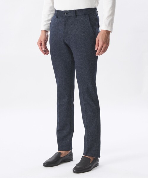 EPOCA UOMO(エポカウォモ)の「【セットアップ対応】ブリスタージャージーパンツ(その他パンツ・メンズ・ダークネイビー/ブラック・46/48)」の6枚目の写真