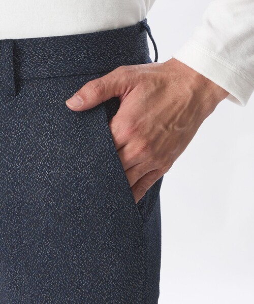 EPOCA UOMO(エポカウォモ)の「【セットアップ対応】ブリスタージャージーパンツ(その他パンツ・メンズ・ダークネイビー/ブラック・46/48)」の8枚目の写真