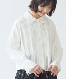 bulle de savon | 《early spring》lace patchwork ブラウス(シャツ/ブラウス)
