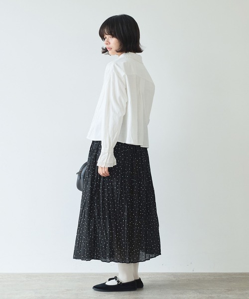 bulle de savon(ビュルデサボン)の「lace patchwork ブラウス(シャツ/ブラウス・レディース・ホワイト/ブラック・FREE)」の12枚目の写真