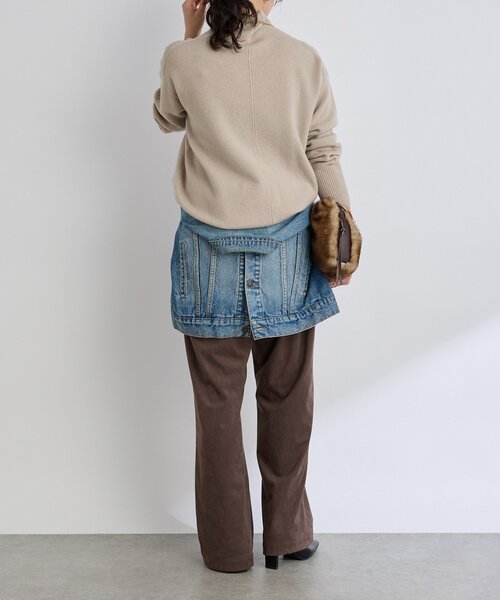 RIVE DROITE（リヴドロワ）の「【セットアップ対応】ブラッシュドクロスルーズパンツ（その他パンツ・レディース・キャメル/ブラウン・36/38）」の11枚目の写真