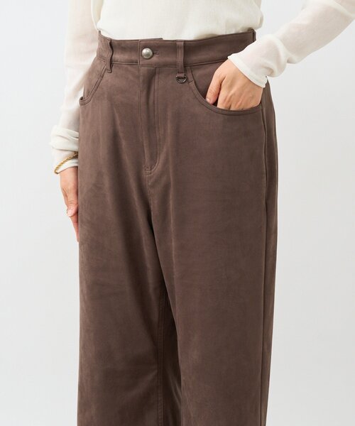 RIVE DROITE（リヴドロワ）の「【セットアップ対応】ブラッシュドクロスルーズパンツ（その他パンツ・レディース・キャメル/ブラウン・36/38）」の17枚目の写真