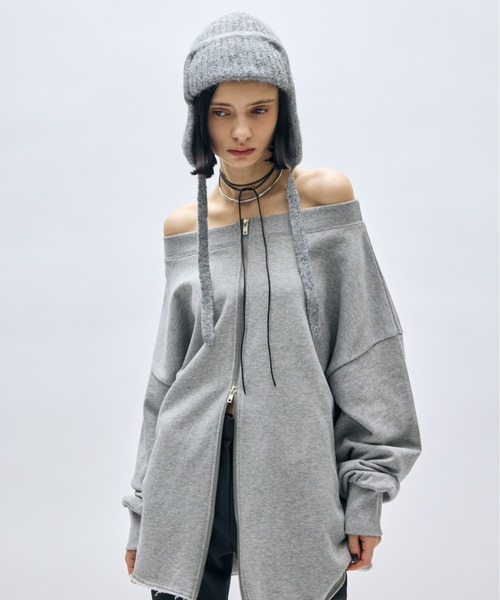 AIC.（エーアイシー）の「フライトニットビーニー（ニットキャップ/ビーニー・レディース・グレー/ネイビー・FREE）」の3枚目の写真