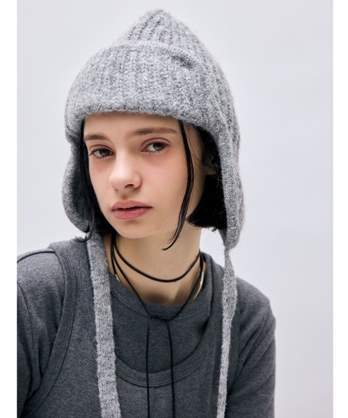 AIC.（エーアイシー）の「フライトニットビーニー（ニットキャップ/ビーニー・レディース・グレー/ネイビー・FREE）」の22枚目の写真