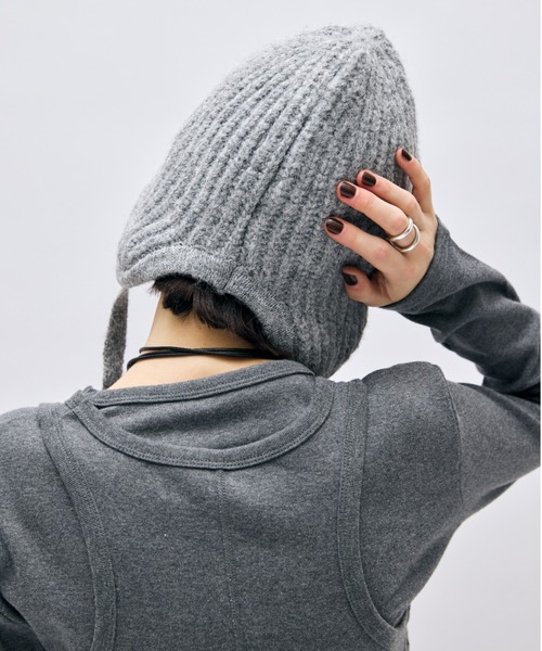 AIC.（エーアイシー）の「フライトニットビーニー（ニットキャップ/ビーニー・レディース・グレー/ネイビー・FREE）」の19枚目の写真