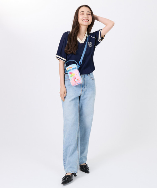 LeSportsac(レスポートサック)の「MINI PHONE CROSSBODY ケアベアレインボー(ショルダーバッグ・レディース・ブルー・FREE)」の5枚目の写真