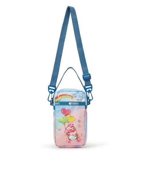 LeSportsac(レスポートサック)の「MINI PHONE CROSSBODY ケアベアレインボー(ショルダーバッグ・レディース・ブルー・FREE)」の10枚目の写真
