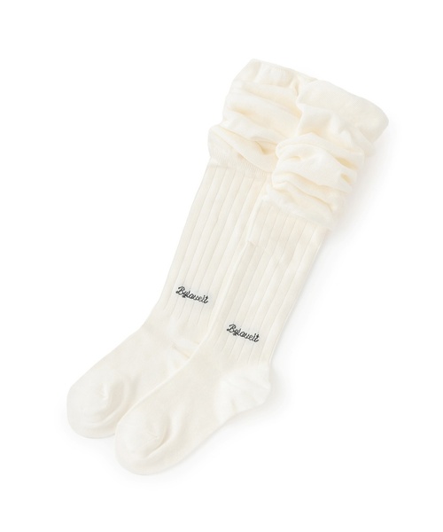 by LOVEiT（バイラビット）の「ルーズアップソックス（ソックス/靴下・キッズ・ブラック/オフホワイト/グレー・M/L）」の2枚目の写真