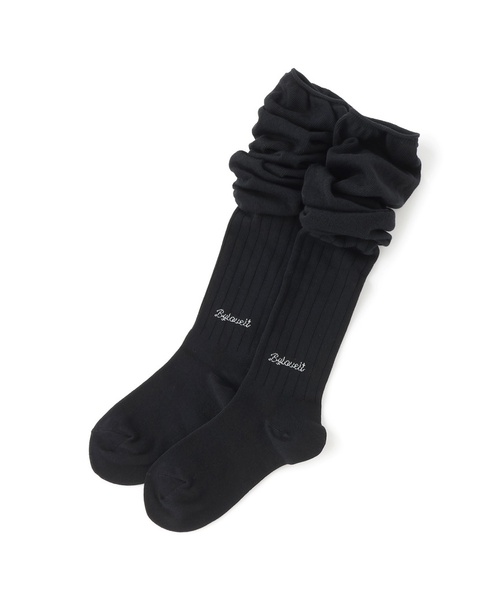 by LOVEiT（バイラビット）の「ルーズアップソックス（ソックス/靴下・キッズ・ブラック/オフホワイト/グレー・M/L）」の3枚目の写真