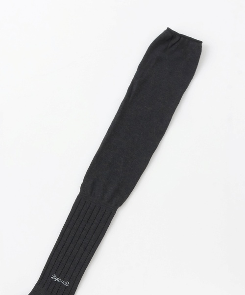 by LOVEiT（バイラビット）の「ルーズアップソックス（ソックス/靴下・キッズ・ブラック/オフホワイト/グレー・M/L）」の6枚目の写真