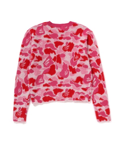 A BATHING APE(アベイシングエイプ)の「ABC CAMO SHAGGY SWEATER(ニット/セーター・レディース・ピンク/グリーン・SMALL/MEDIUM)」の4枚目の写真