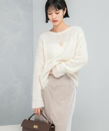 URBAN RESEARCH ROSSO WOMEN | ラメシャギーニットプルオーバー(ニット/セーター)