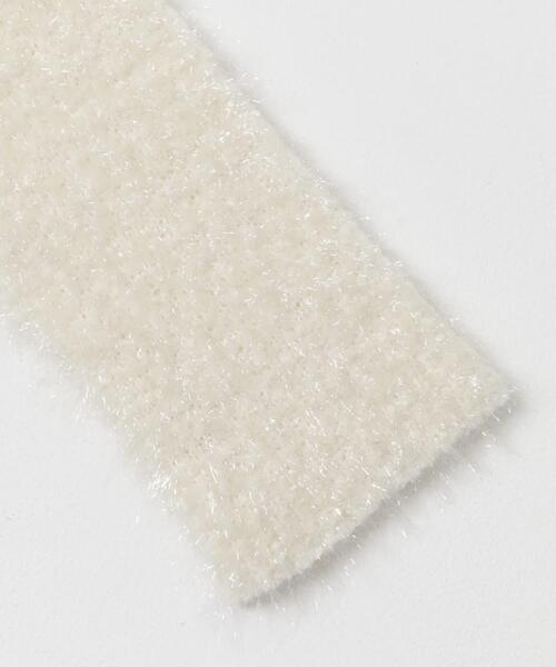 URBAN RESEARCH ROSSO WOMEN（アーバンリサーチ　ロッソ）の「ラメシャギーニットプルオーバー（ニット/セーター・レディース・イエロー/オフホワイト/チャコールグレー・FREE）」の9枚目の写真