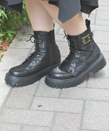 axes femme | バックル使いワークブーツ(ブーツ)