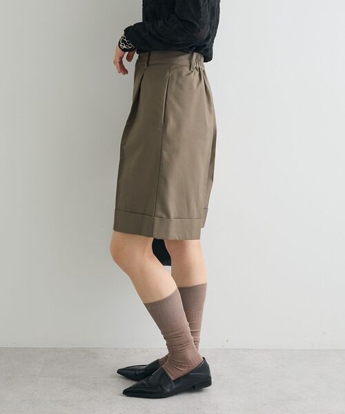 CRAFT STANDARD BOUTIQUE(クラフトスタンダードブティック)の「ロールアップハーフパンツ(その他パンツ・レディース・ベージュ/チャコールグレー・FREE)」の11枚目の写真