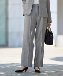 THE SHOP TK  | ビジネスセミワイドパンツ【セットアップ可/洗濯機OK】/CAVIANシリーズ(その他パンツ)