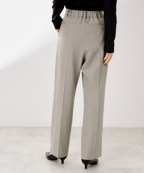 THE SHOP TK （ザ ショップ ティーケー ）の「ビジネスセミワイドパンツ【セットアップ可/洗濯機OK】/CAVIANシリーズ（その他パンツ・レディース・スミクロ/チャコールグレー・13/12）」の13枚目の写真