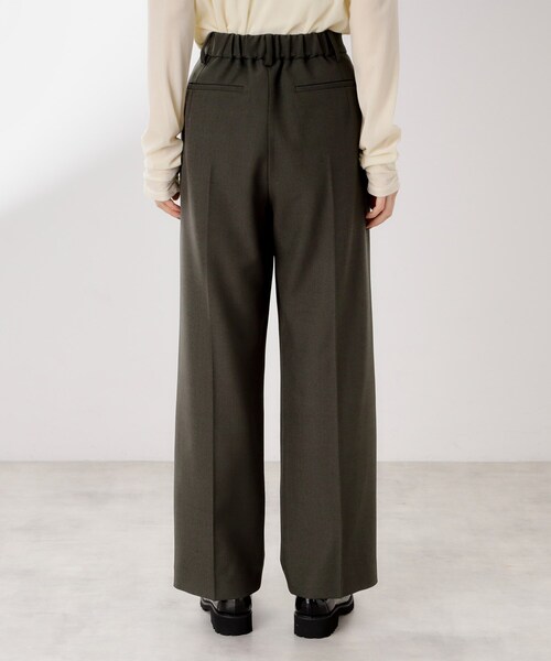 THE SHOP TK （ザ ショップ ティーケー ）の「ビジネスセミワイドパンツ【セットアップ可/洗濯機OK】/CAVIANシリーズ（その他パンツ・レディース・スミクロ/チャコールグレー・13/12）」の22枚目の写真