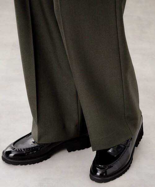 THE SHOP TK （ザ ショップ ティーケー ）の「ビジネスセミワイドパンツ【セットアップ可/洗濯機OK】/CAVIANシリーズ（その他パンツ・レディース・スミクロ/チャコールグレー・13/12）」の5枚目の写真