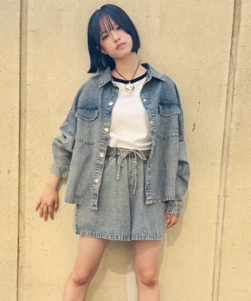 セール】デニムシャツSETUP（セットアップ）｜LOVETOXIC