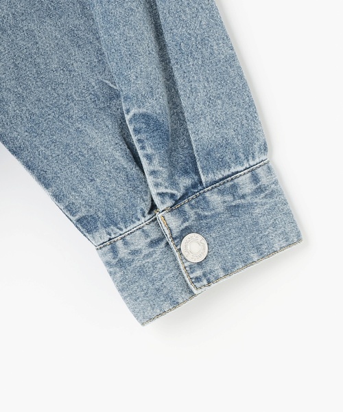 LOVETOXIC（ラブトキシック）の「デニムシャツセットアップ（セットアップ・キッズ・ブラック/ブルー・M:150cm/S:140cm/L:160cm/130cm）」の16枚目の写真