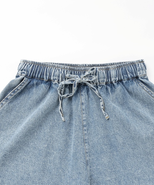 LOVETOXIC（ラブトキシック）の「デニムシャツセットアップ（セットアップ・キッズ・ブラック/ブルー・M:150cm/S:140cm/L:160cm/130cm）」の17枚目の写真