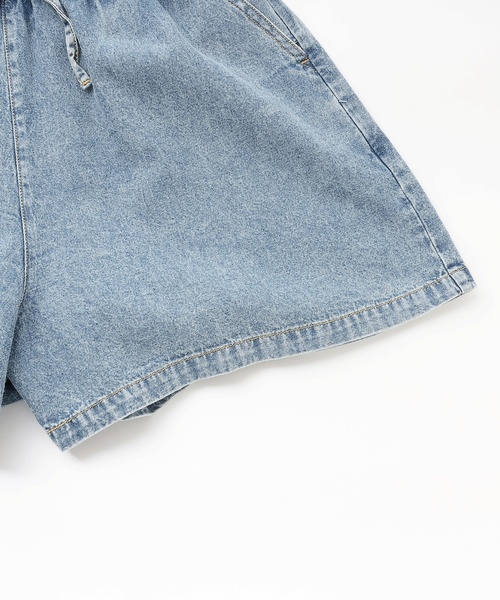 LOVETOXIC（ラブトキシック）の「デニムシャツセットアップ（セットアップ・キッズ・ブラック/ブルー・M:150cm/S:140cm/L:160cm/130cm）」の19枚目の写真