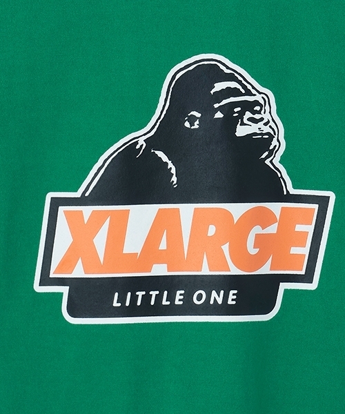 XLARGE KIDS（エクストララージキッズ）の「袖OGプリント長袖Tシャツ（Tシャツ/カットソー・キッズ・トップグレー/グリーン/ブラック・100cm/90cm/140cm/130cm/120cm/110cm/80ｃｍ）」の6枚目の写真