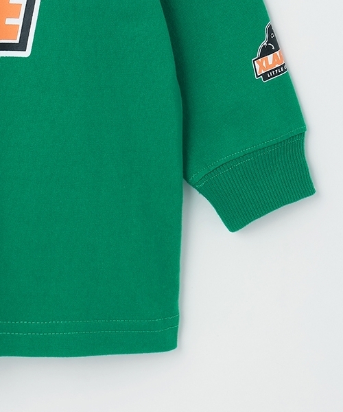 XLARGE KIDS（エクストララージキッズ）の「袖OGプリント長袖Tシャツ（Tシャツ/カットソー・キッズ・トップグレー/グリーン/ブラック・100cm/90cm/140cm/130cm/120cm/110cm/80ｃｍ）」の7枚目の写真