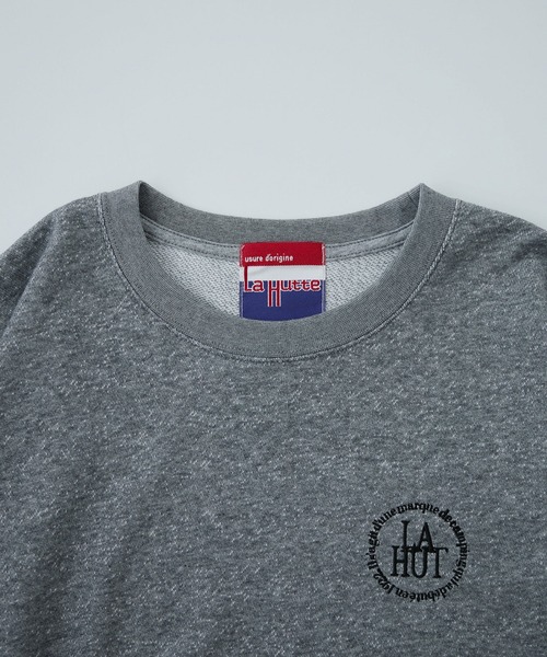 LA MARINE FRANCAISE（マリン フランセーズ）の「【LA HUTTE】別注クロップドスウェット（Tシャツ/カットソー・レディース・グレー・FREE）」の7枚目の写真