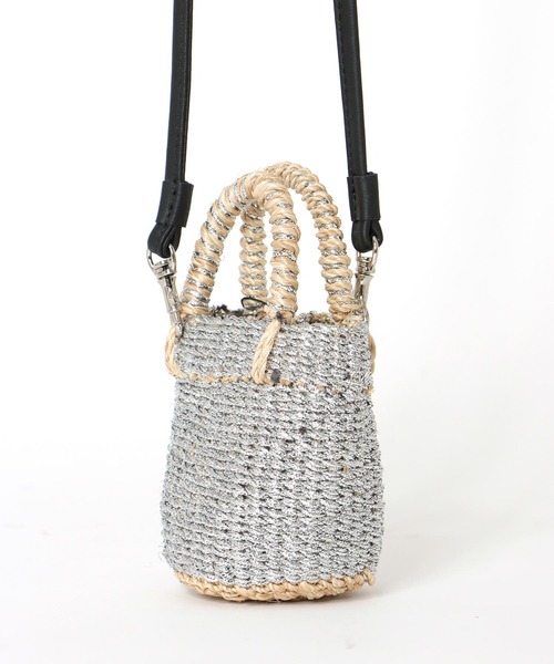 The Bagmati(ザバグマティ)の「アパカ miniminiバッグ【BAGMATI/バグマティ】(ショルダーバッグ・レディース・ブラック/シルバー・フリー)」の10枚目の写真